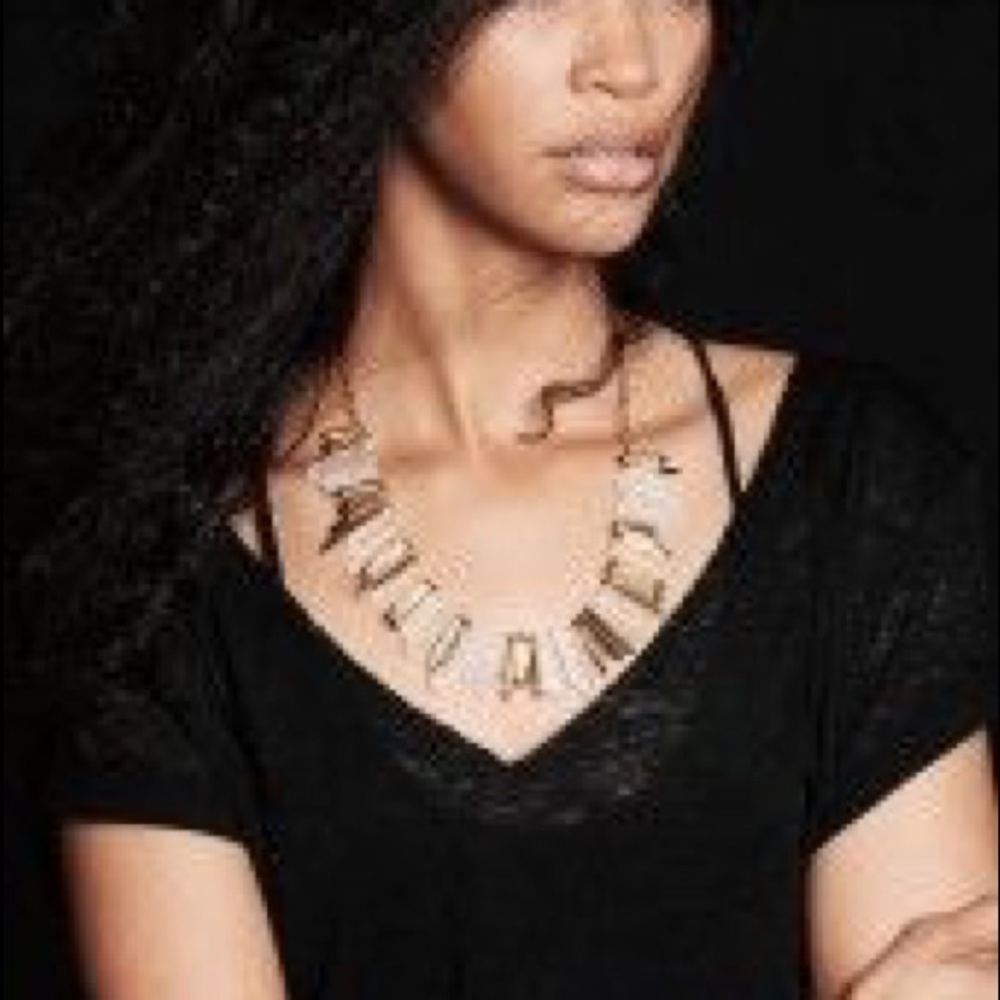 Stella Dot Rebel Stone Statement Necklace - Picture 2 of 3